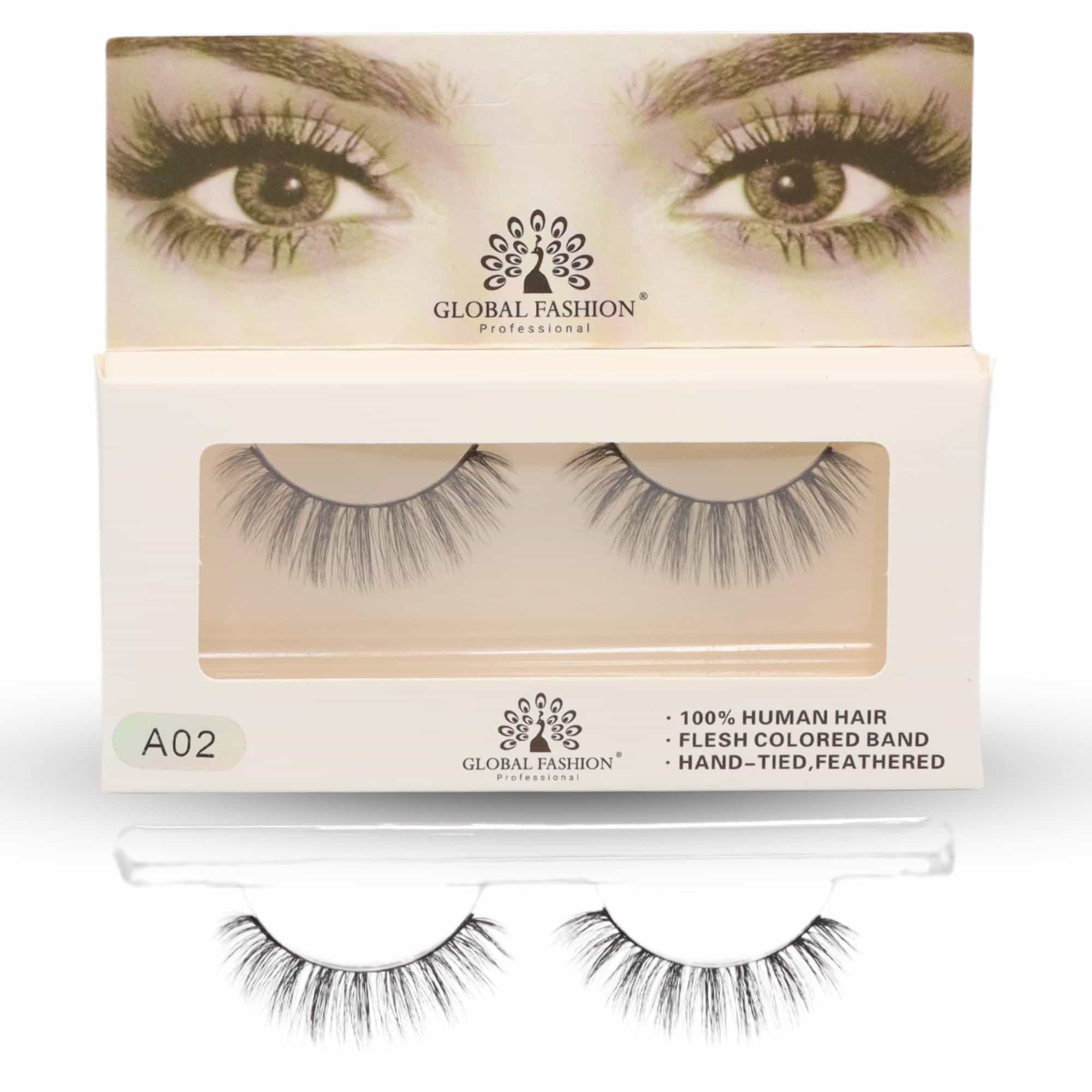 1 Pair False Eyelashes Pack - Wispy Natural Look, Mink Fluffy Strips, Cat Eye and Fox Eye Lashes, Reusable, Easy Application, Perfect for Daily Wear & Special Occasions