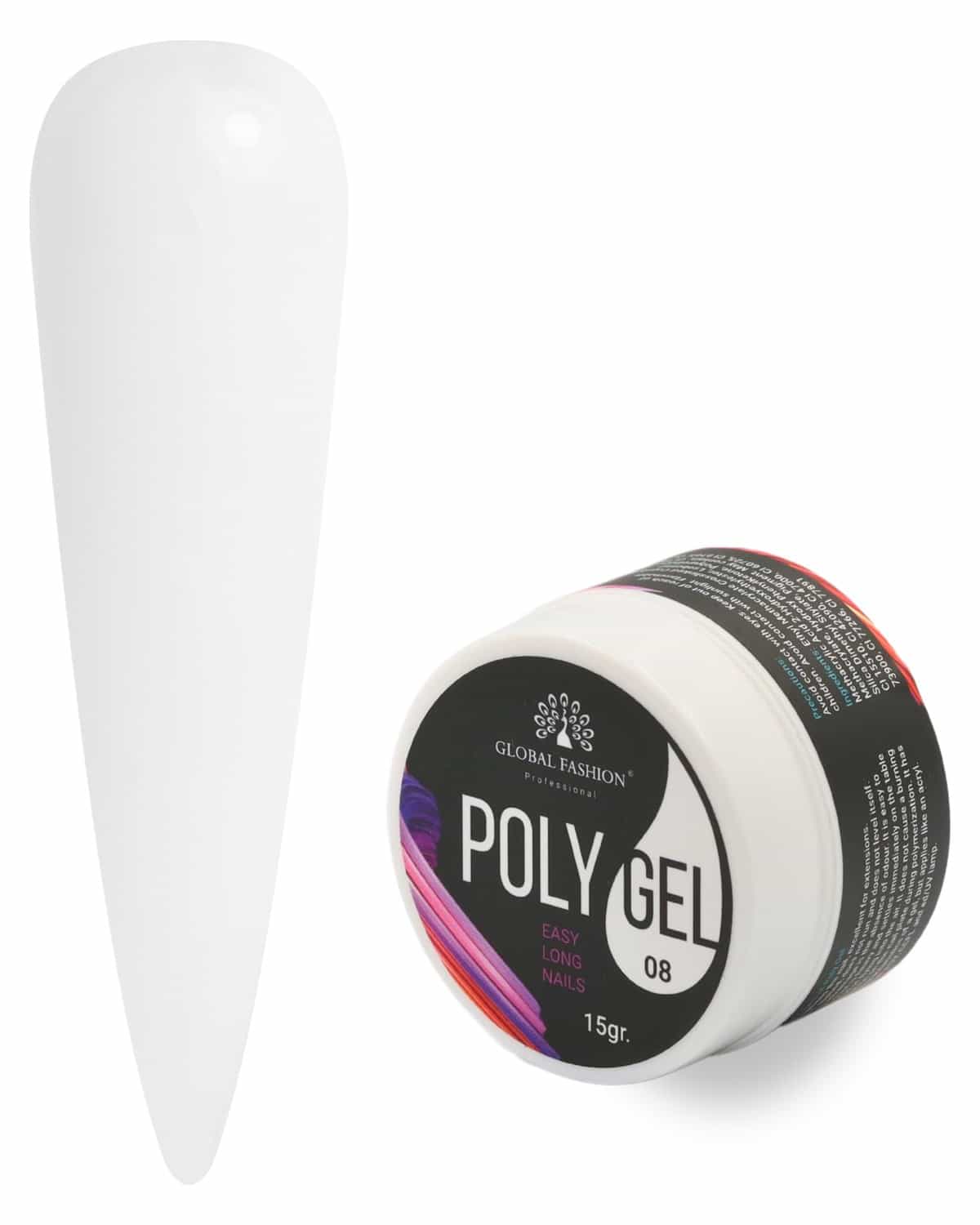 Polygel Nail Enhancement System - Strong, Durable, and Easy to Use - 15g | (08)