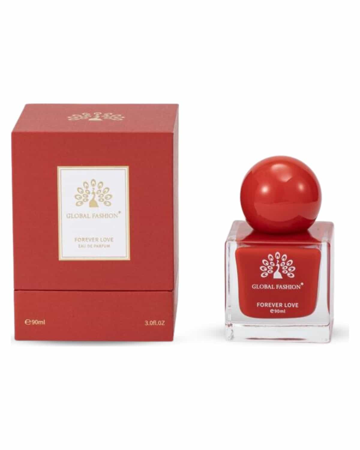Eau De Parfum 90ml - Global Fashion | Natural Spray Luxury Fragrance for Women, Long-Lasting with Bergamot, Rose, Jasmine, Musk & Vanilla Notes | Perfect for Any Occasion (Forever)