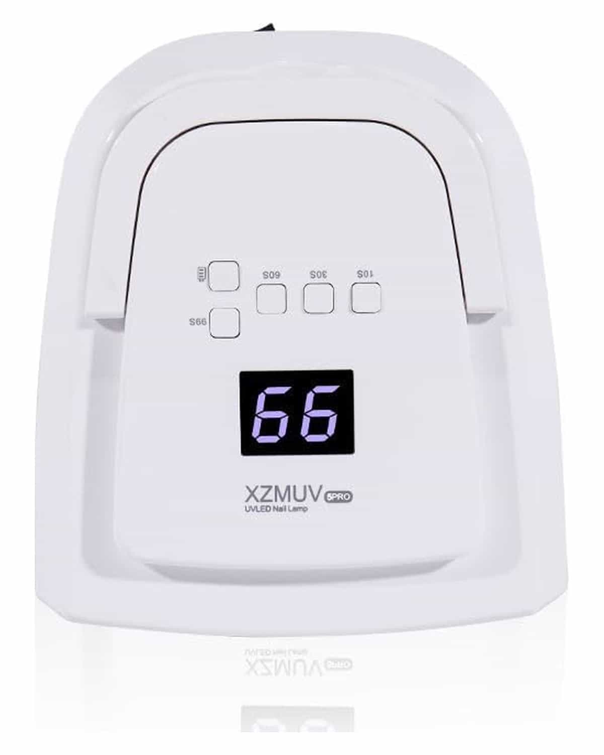 Global Fashion Professional Cordless 2-in-1 UV/LED Nail Dryer Lamp, 36W Fast Curing in 30 Seconds, Automatic Sensor, 3 Timer Settings, Digital Display, Salon Results at Home - XZMU
