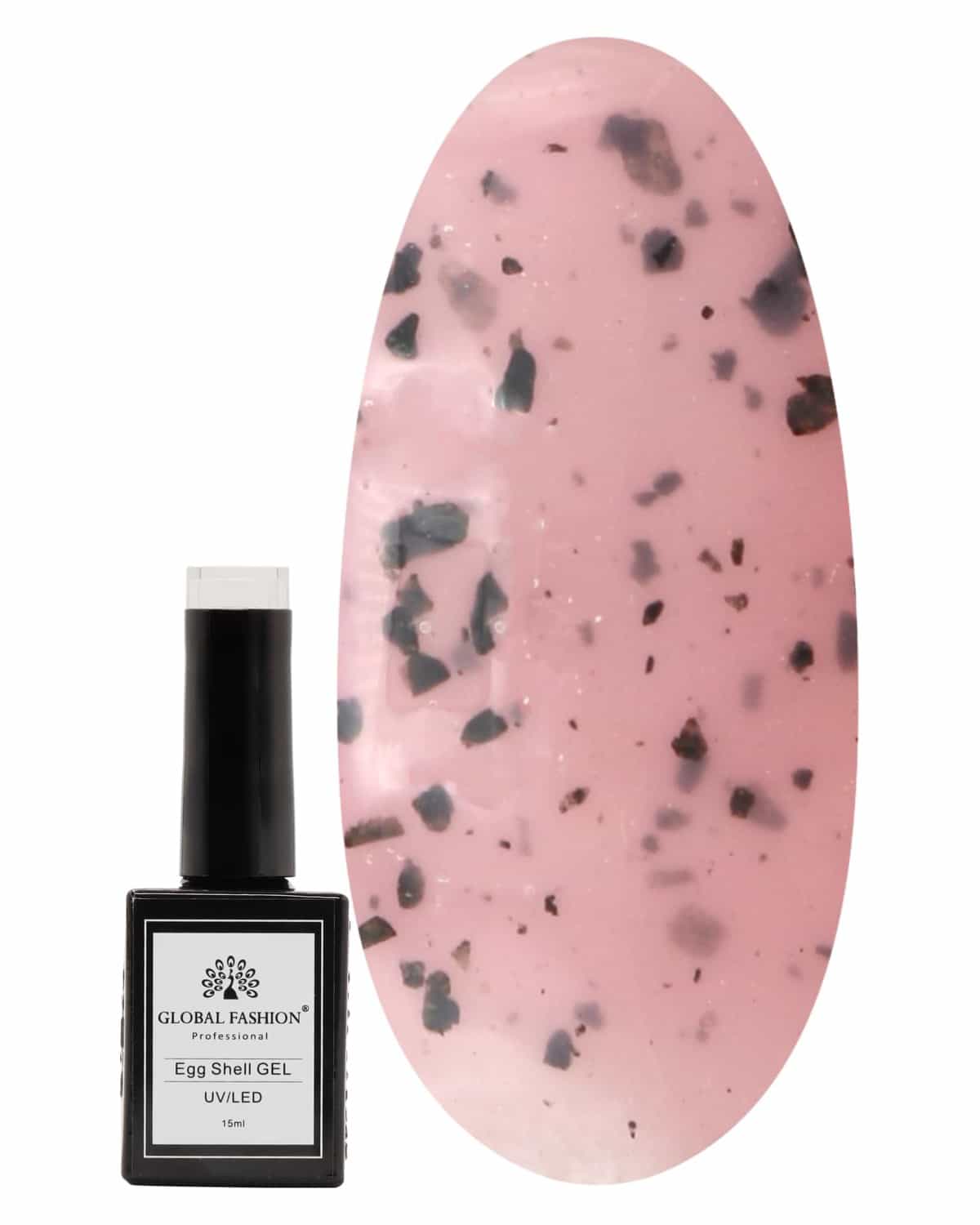 Egg Shell UV/LED Gel Nail Polish – Long-Lasting Color-Changing Soak-Off Gel, Easy Application, Nail Art Polish for Salon-Grade & Home Manicures – (Shade 212, 15ml)