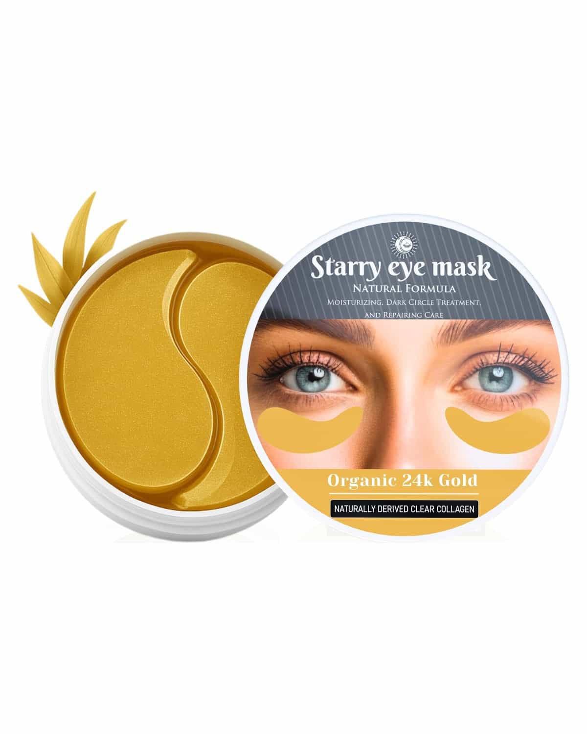 Global Fashion Under Eye Patches 30 Pairs - Under Eye Masks for Dark Circles, Puffiness, Fine Lines & Wrinkles, Anti-Aging, Hydrating Collagen Treatment, Beauty & Personal Care (30 pairs, 24K Gold)