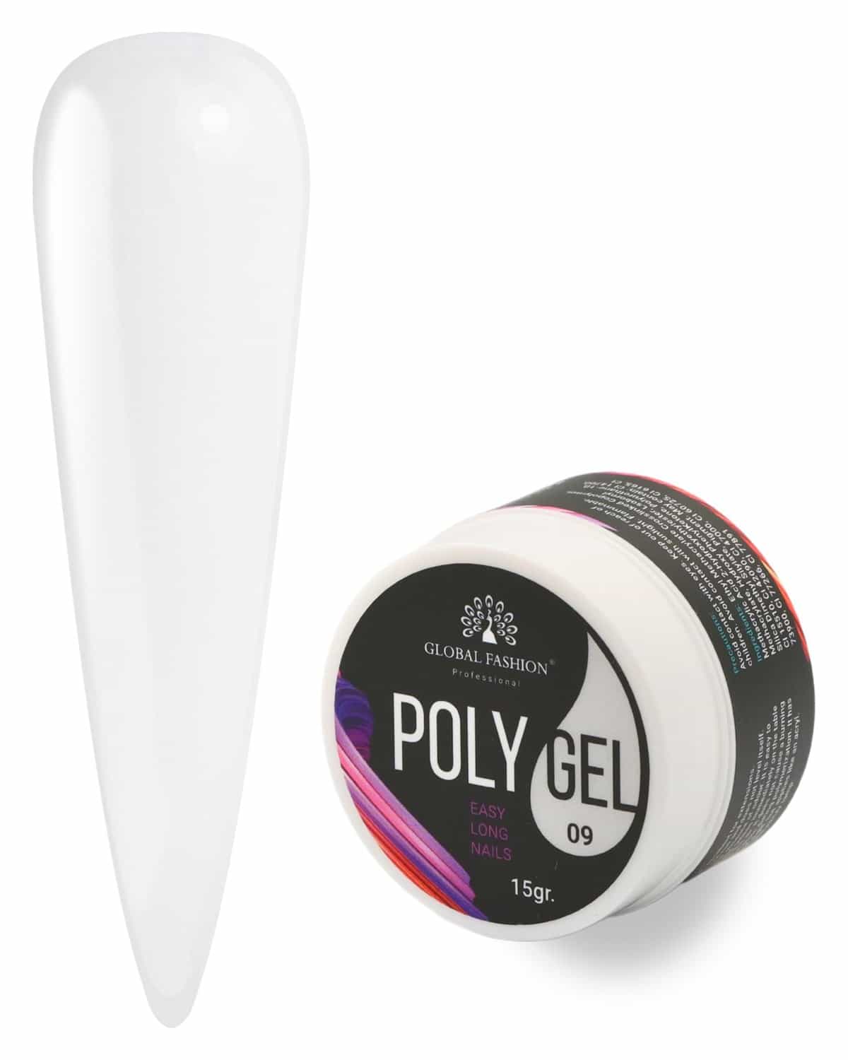 Polygel Nail Enhancement System - Strong, Durable, and Easy to Use - 15g | (09)