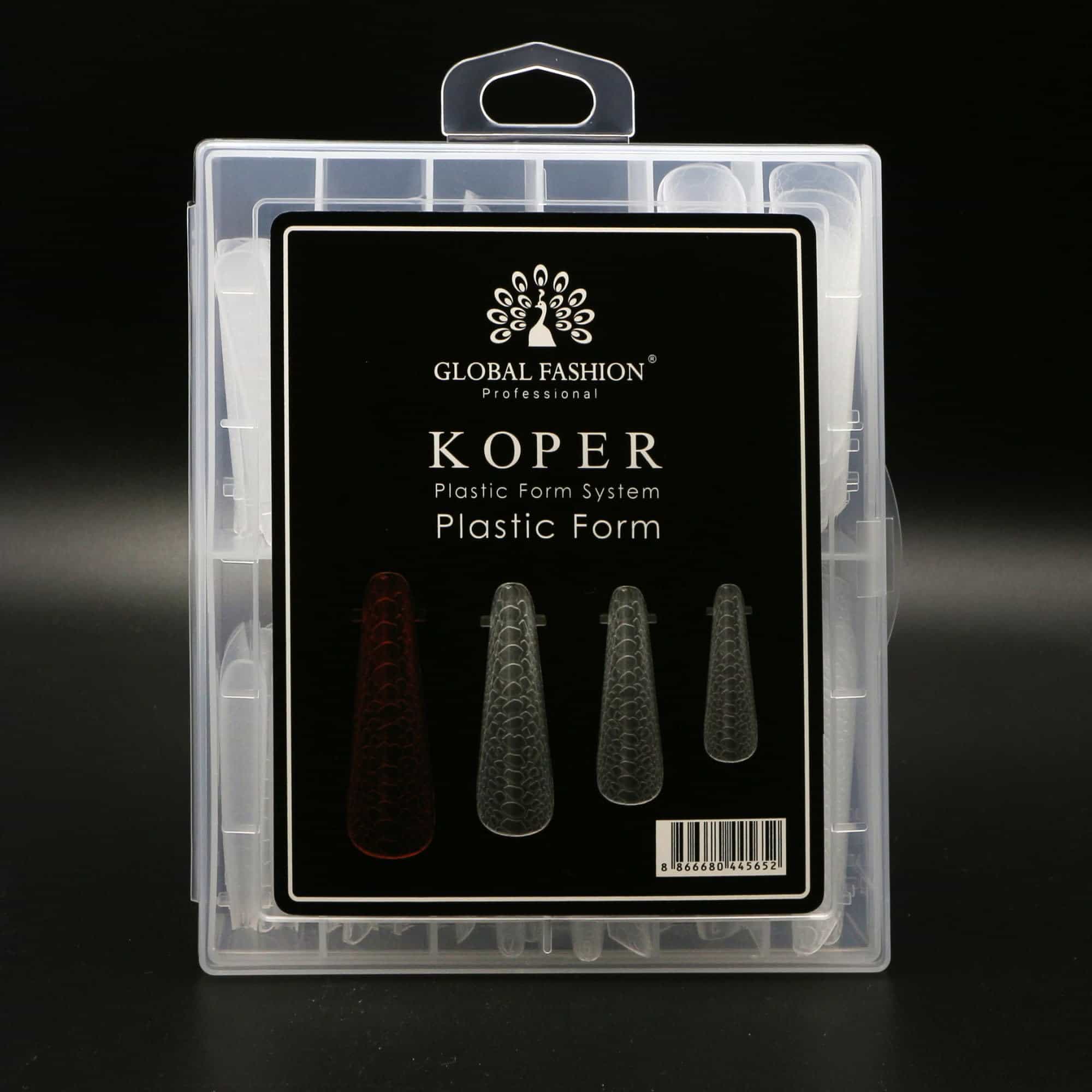 Dual Nail Forms - 120 Pcs - Square Clear