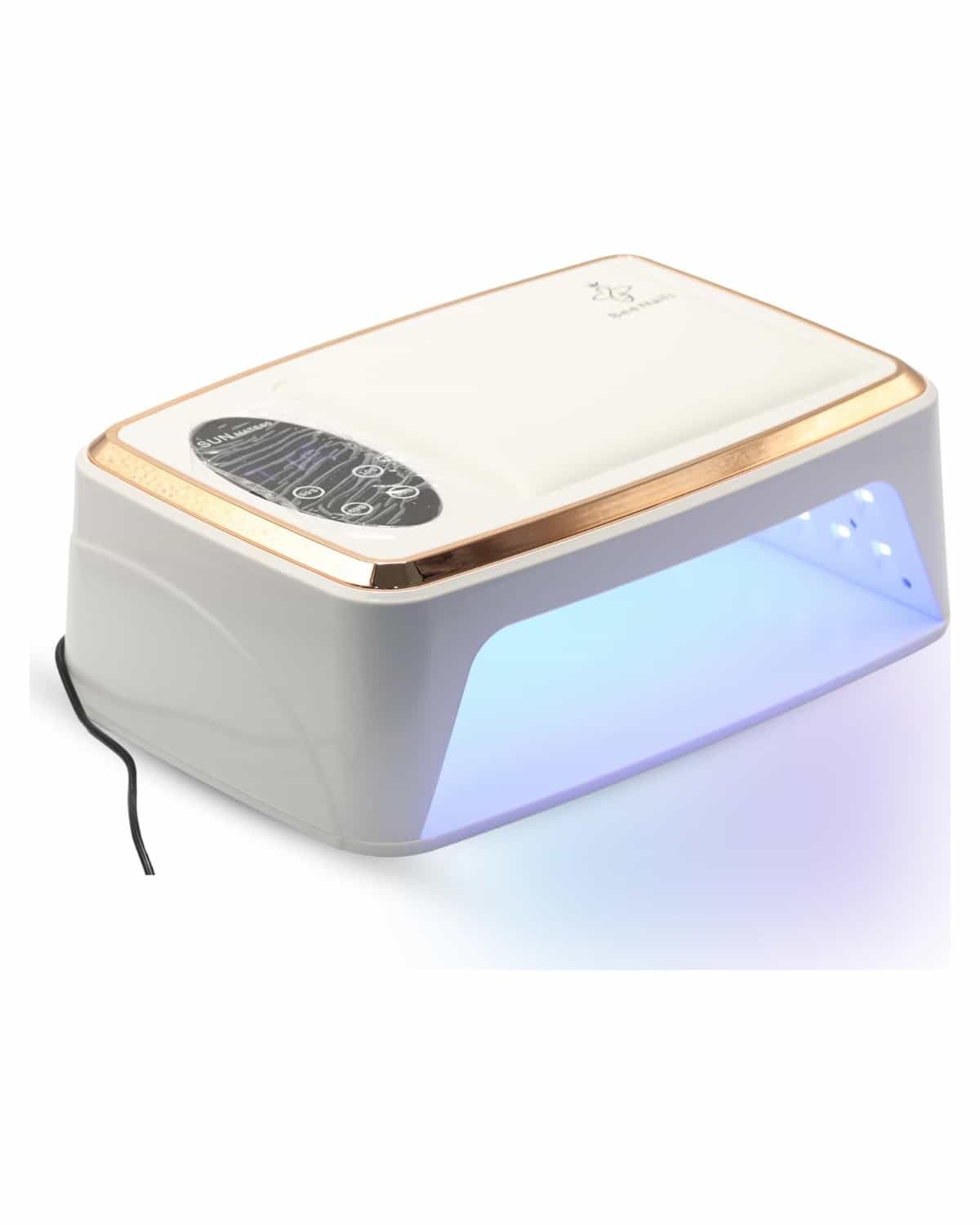 BeeNails MATE-60 Hand Pillow Nail Lamp 3.0-120W UV LED Gel Nail Lamp, Professional Nail Dryer with Hand Pillow for Salon Manicure, Portable, Fast Drying, 100-240V 50/60HZ