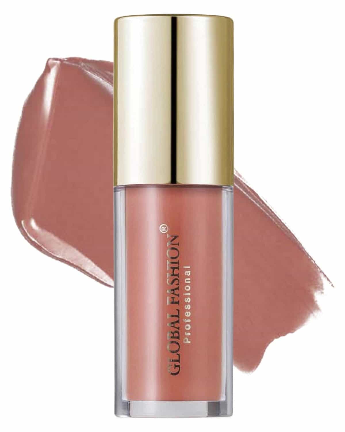 GLOBAL FASHION Velvet Lasting Matte Lip Gloss 4g - 24 Shades, Lightweight, Long-Lasting, Non-Sticky, High-Pigment, Hydrating with Jojoba Oil & Vitamin E for Smooth Wear (102 - Copp)