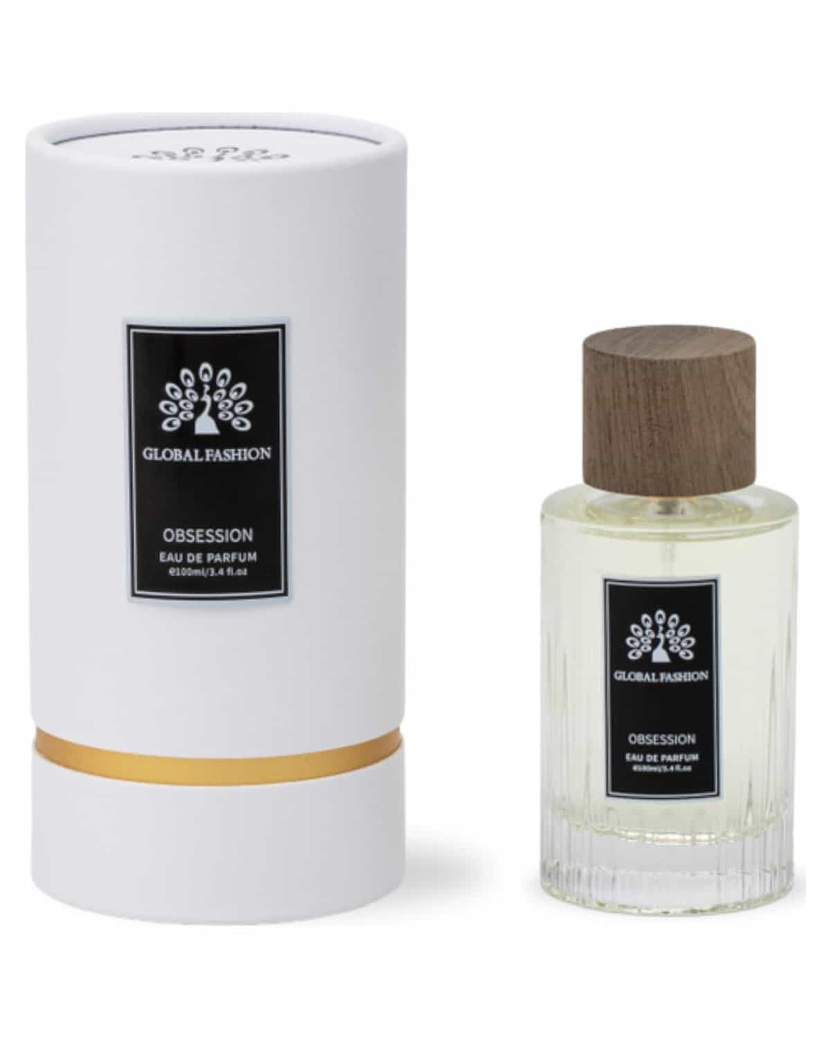 Eau De Parfum 100ml - Global Fashion | Natural Spray Luxury Fragrance for Unisex, Long-Lasting with Bergamot, Rose, Jasmine, Musk & Vanilla Notes | Perfect for Any Occasion (Obsess)