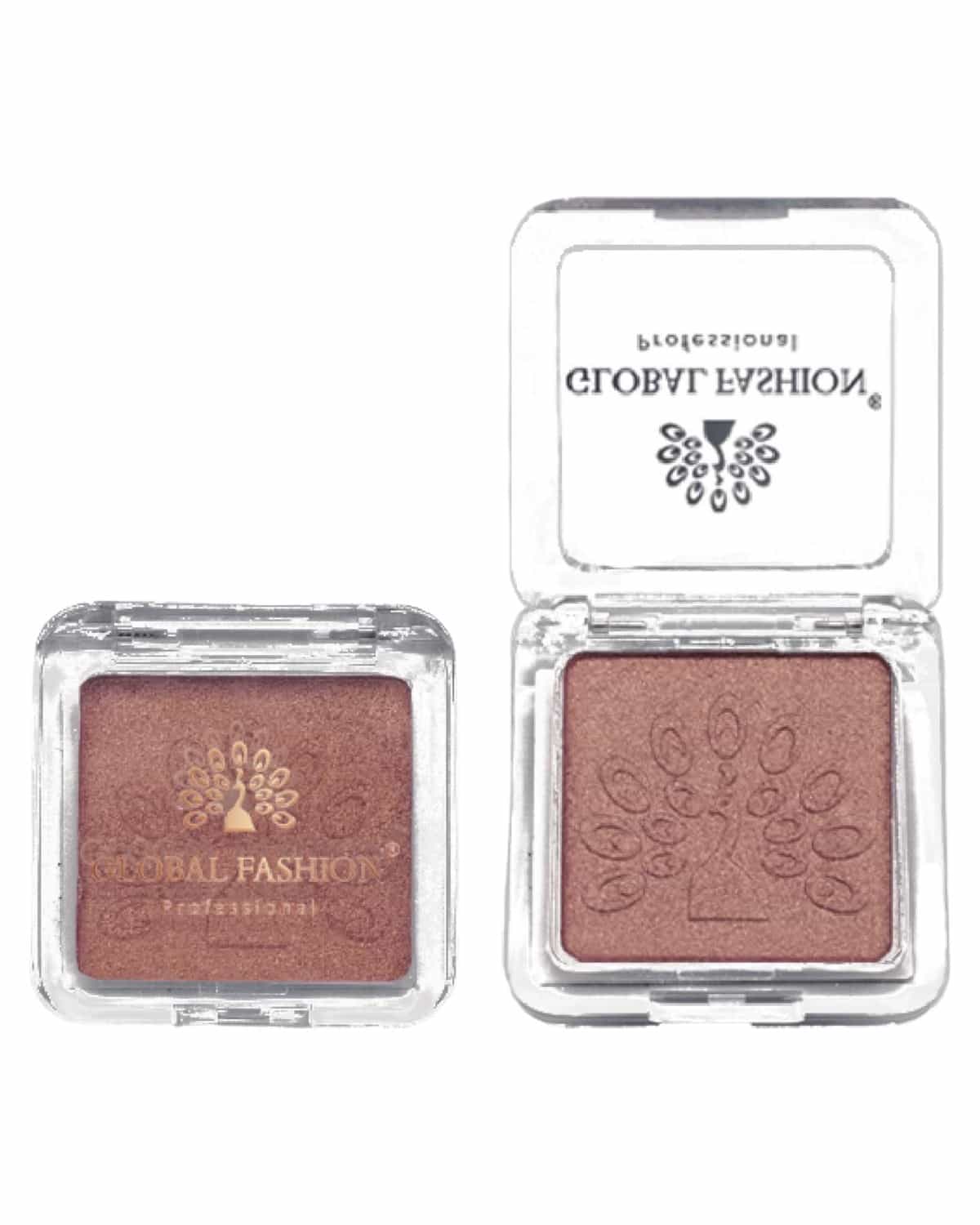 Global Fashion Professional 1-Color Eyeshadow Palette – Highly Pigmented Single Shade, Long-Lasting Matte & Shimmer Finish, Blendable Eye Makeup for All Skin Tones, Compact Design
