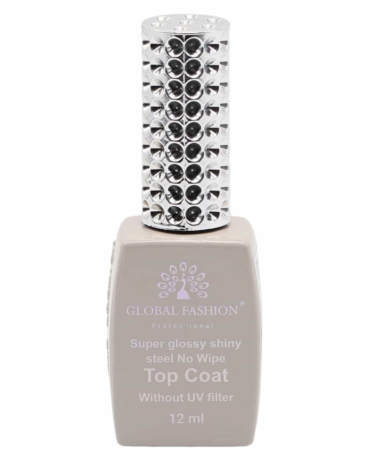 Steel No Wipe Top Coat - 12ml - Without UV Filter