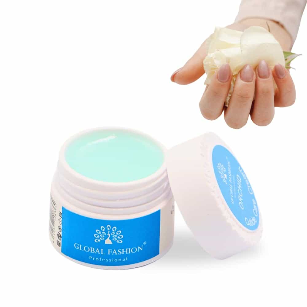 GLOBAL FASHION Professional Nourishing Cuticle Cream with Orchid 5g - Strengthens Dry, Brittle Nails & Softens Cuticles - by | (Orchid 5g)