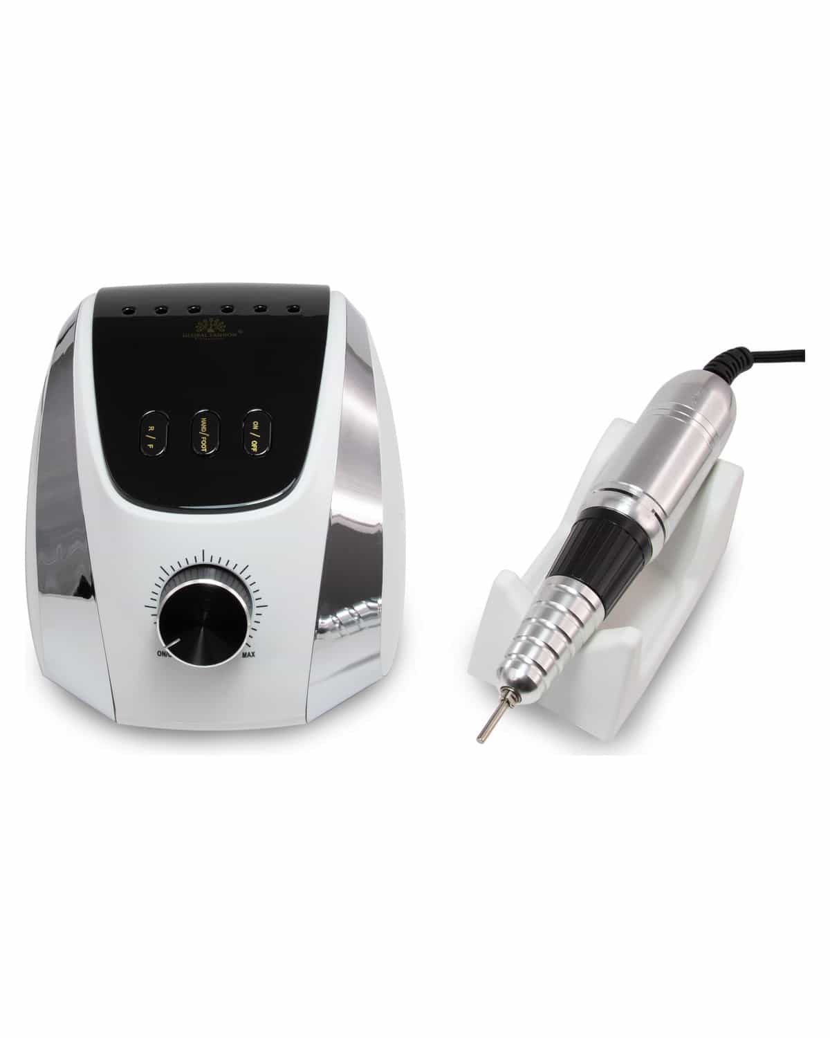 Electric Nail Drill Kit - 68W, 35,000 RPM, DIY Manicure & Pedicure, Acrylic & Gel Nails, High Speed, Low Noise, Lightweight, Forward/Reverse Rotation, For Home & Salon Use, M13 (White)