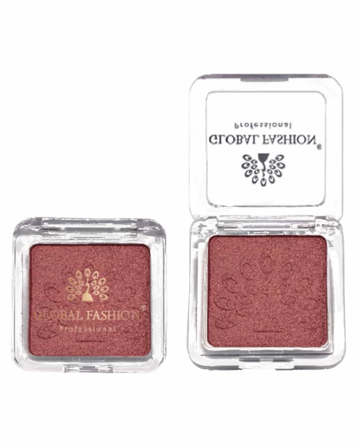 Global Fashion Professional 1-Color Eyeshadow Palette – Highly Pigmented Single Shade, Long-Lasting Matte & Shimmer Finish, Blendable Eye Makeup for All Skin Tones, Compact Design