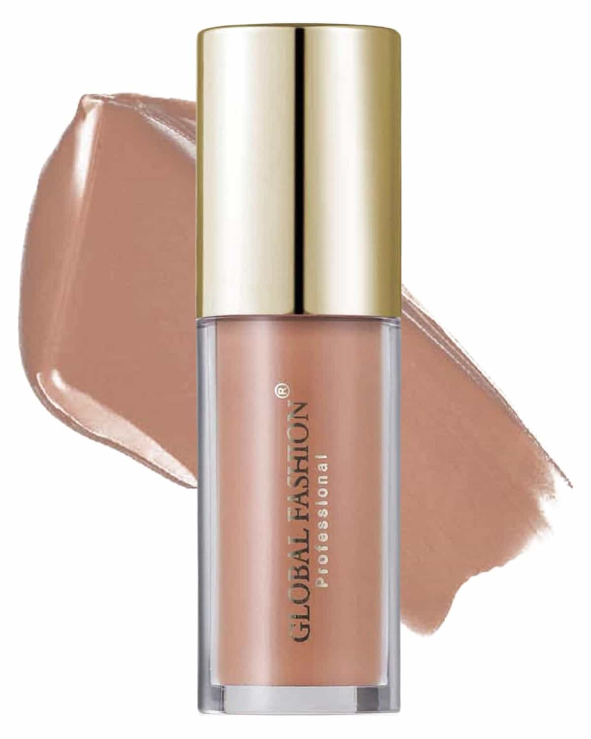 GLOBAL FASHION Velvet Lasting Matte Lip Gloss 4g - 24 Shades, Lightweight, Long-Lasting, Non-Sticky, High-Pigment, Hydrating with Jojoba Oil & Vitamin E for Smooth Wear (106 - Nude)