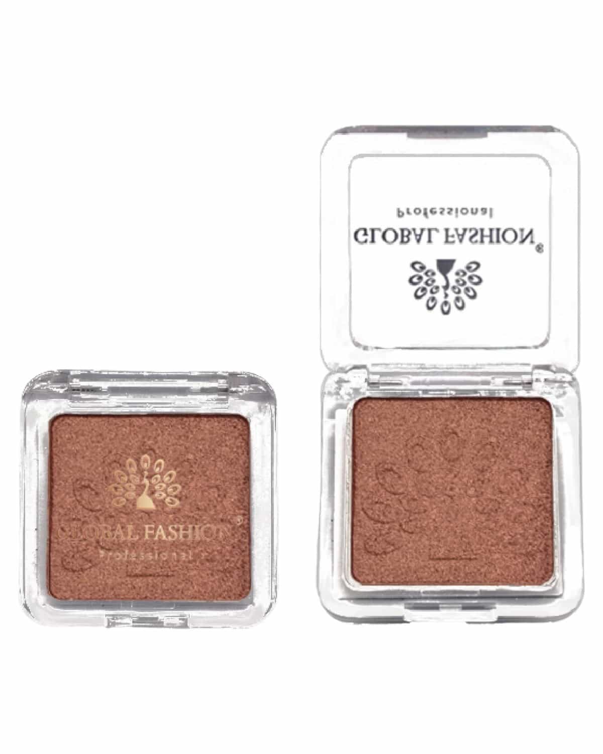Global Fashion Professional 1-Color Eyeshadow Palette – Highly Pigmented Single Shade, Long-Lasting Matte & Shimmer Finish, Blendable Eye Makeup for All Skin Tones, Compact Design