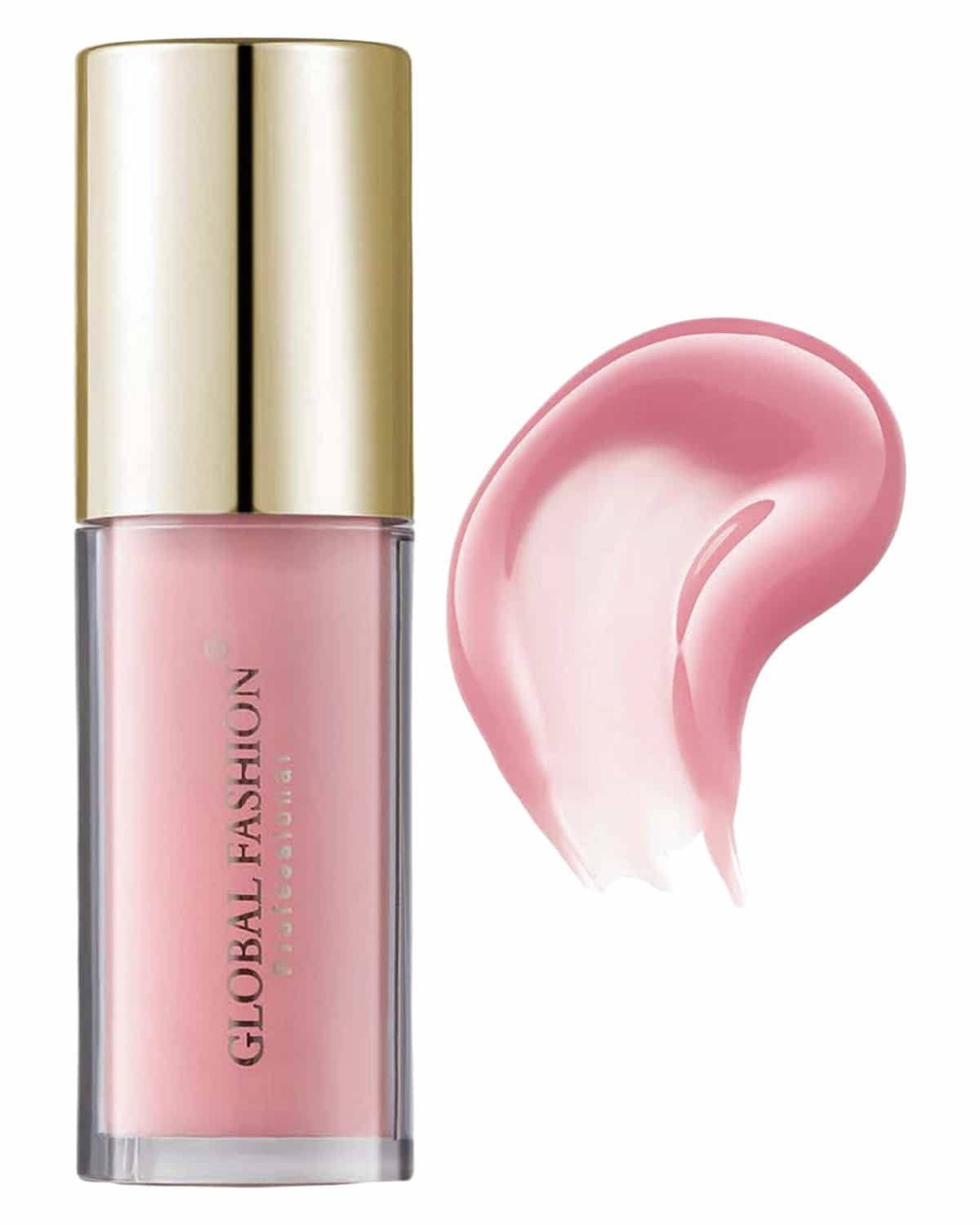 Global Fashion Bright Lustrous Lip Oil & Gloss - 8 Shades, Hydrating Non-Sticky Lip Gloss, Tinted Nourishing Care, High-Shine Glossy Finish with Flat Paddle Tip (102 - Charm)