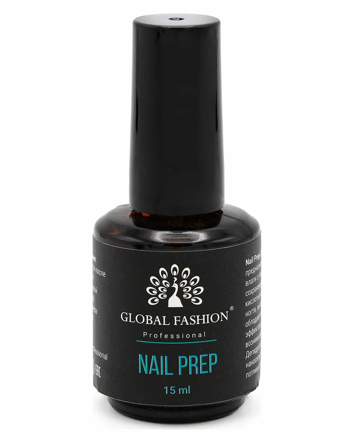 Global Fashion Nail Prep Dehydrator | Clear, Non-Yellowing, Non-Acidic | 15ml | Ideal for Natural Nails | Long-Lasting Manicures
