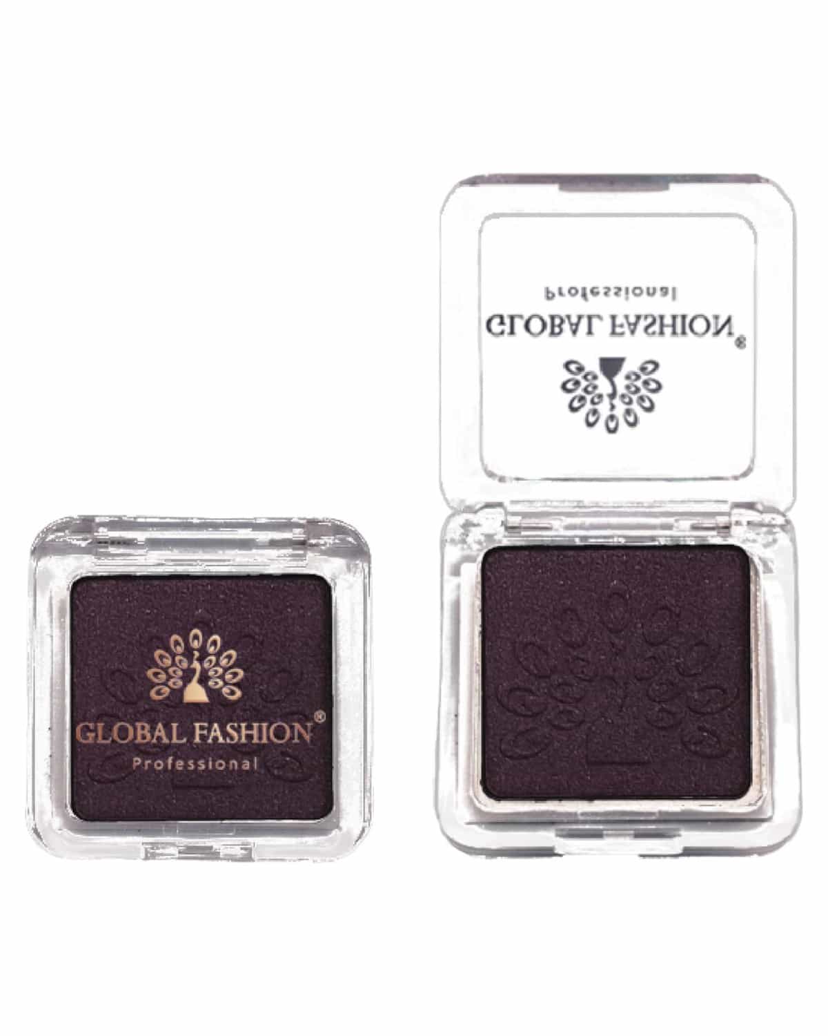 Global Fashion Professional 1-Color Eyeshadow Palette – Highly Pigmented Single Shade, Long-Lasting Matte & Shimmer Finish, Blendable Eye Makeup for All Skin Tones, Compact Design