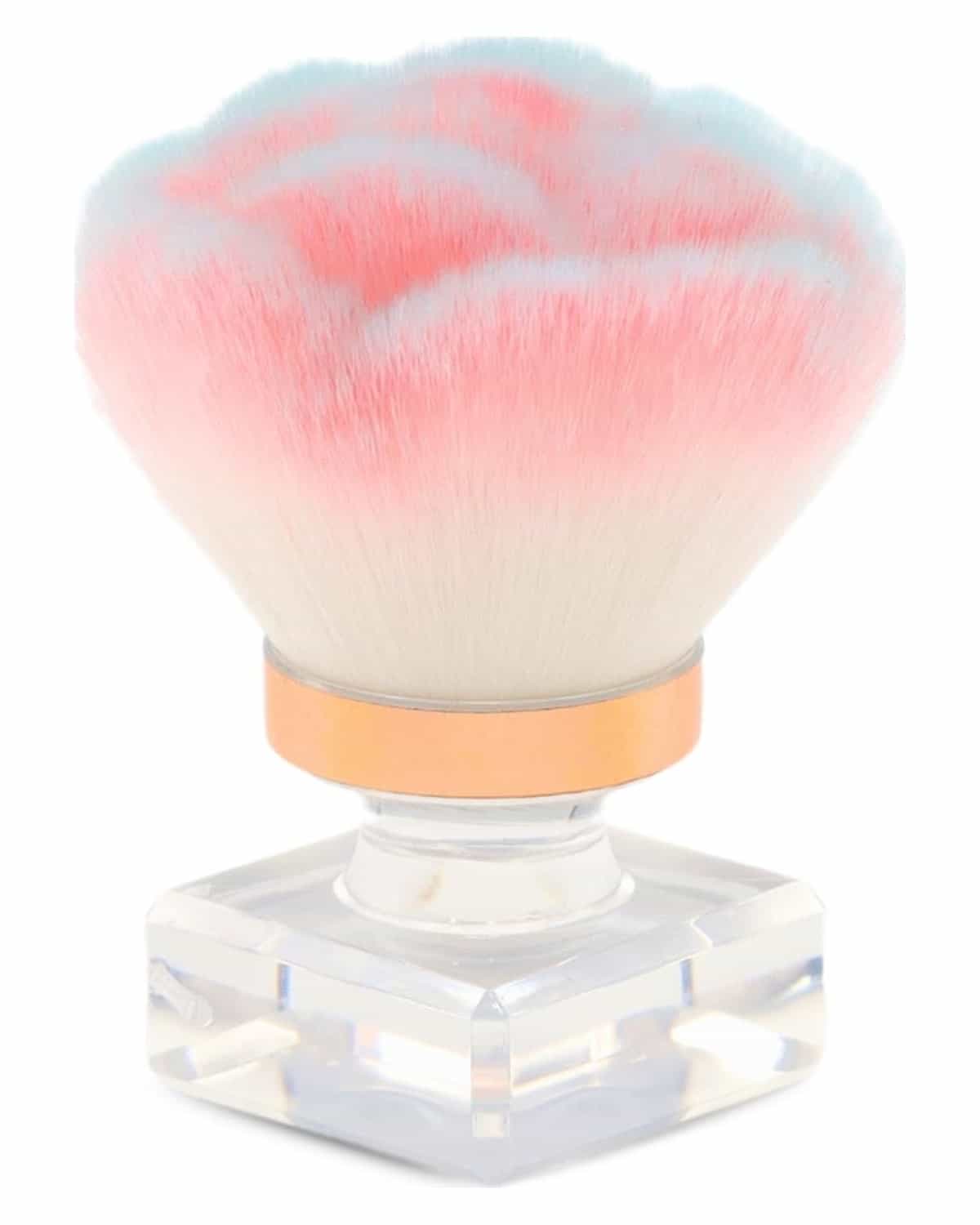 Adorable Mushroom Nail Art Brushes - Tiny & Precise for Flawless Details - Soft Bristles for Acrylic Gel Nails - Professional Cleaning Brush - Cute, Durable, Cruelty-Free | Rose Brush Rainbow
