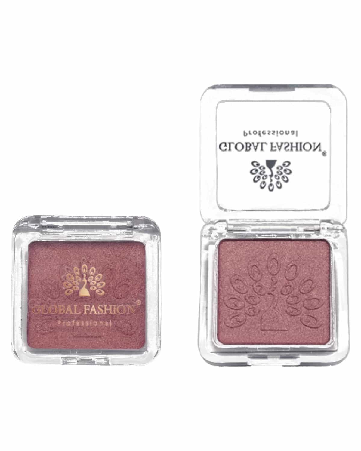 Global Fashion Professional 1-Color Eyeshadow Palette – Highly Pigmented Single Shade, Long-Lasting Matte & Shimmer Finish, Blendable Eye Makeup for All Skin Tones, Compact Design