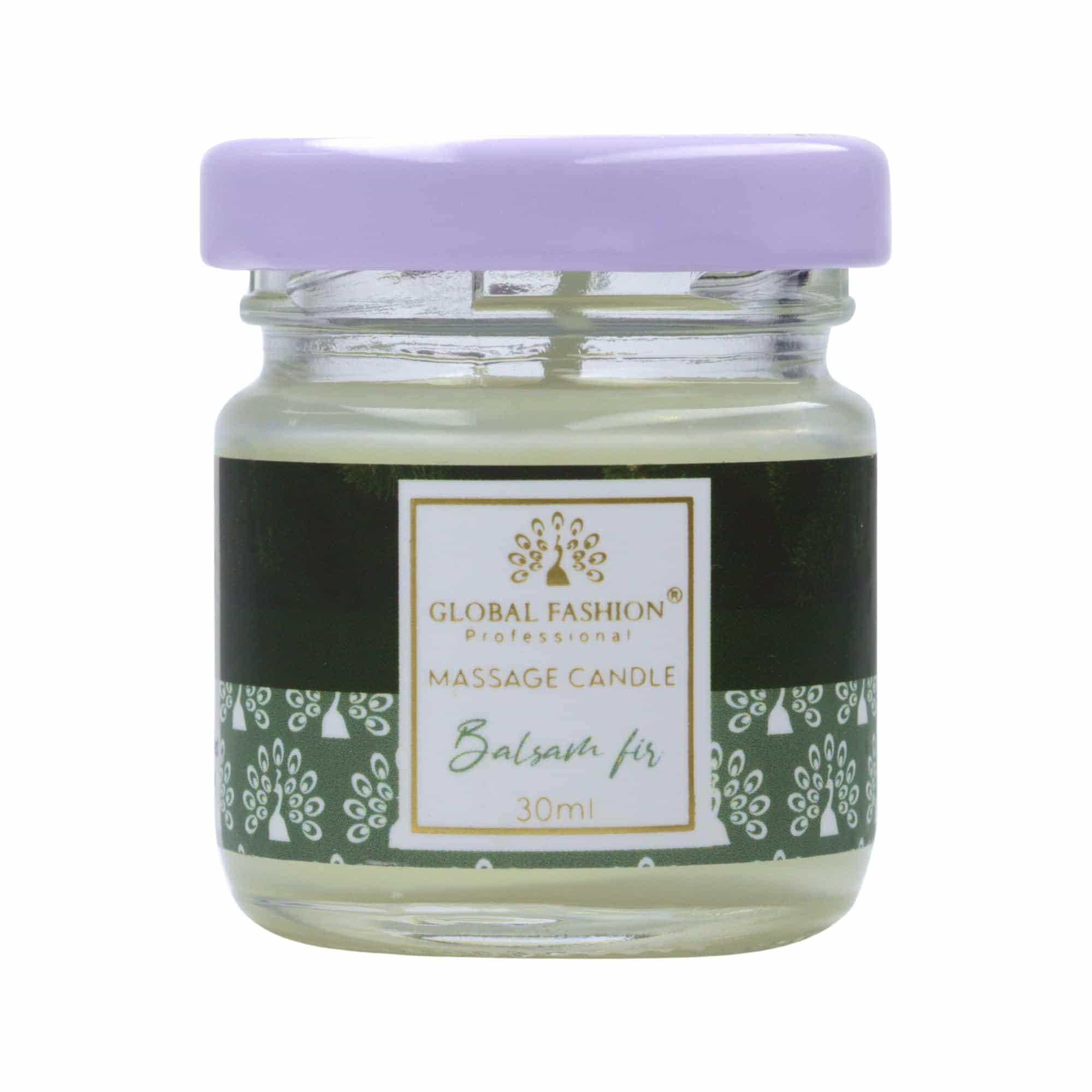 Global Fashion Massage Candle 30 ml - Luxury Body & Massage Oil Candle, Warm Skin-Oil Candle for Home Spa, Couples & Personal Use - Vegan Soy Wax, Home Scented Aromatherapy Gift-Re