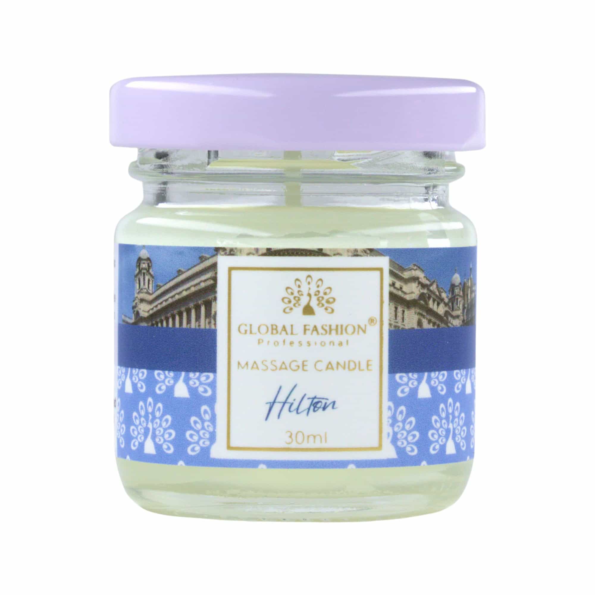 Global Fashion Massage Candle 30 ml - Luxury Body & Massage Oil Candle, Warm Skin-Oil Candle for Home Spa, Couples & Personal Use - Vegan Soy Wax, Home Scented Aromatherapy Gift-Re