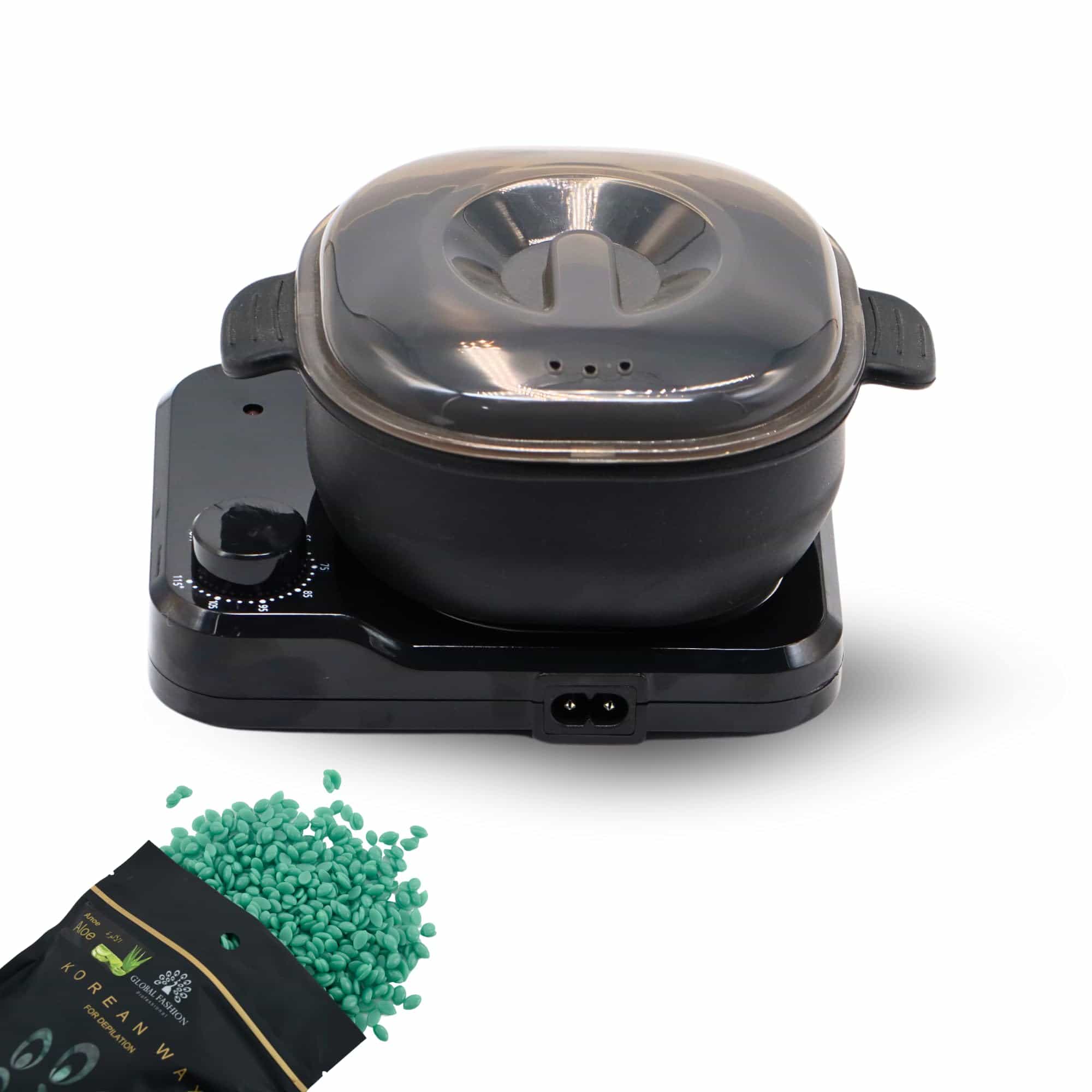 Electric Wax Warmer - Hard Wax Heater for Hair Removal, Fast Heating, for Face, Body, Bikini, Arms & Legs - Home & Salon Use (Black)