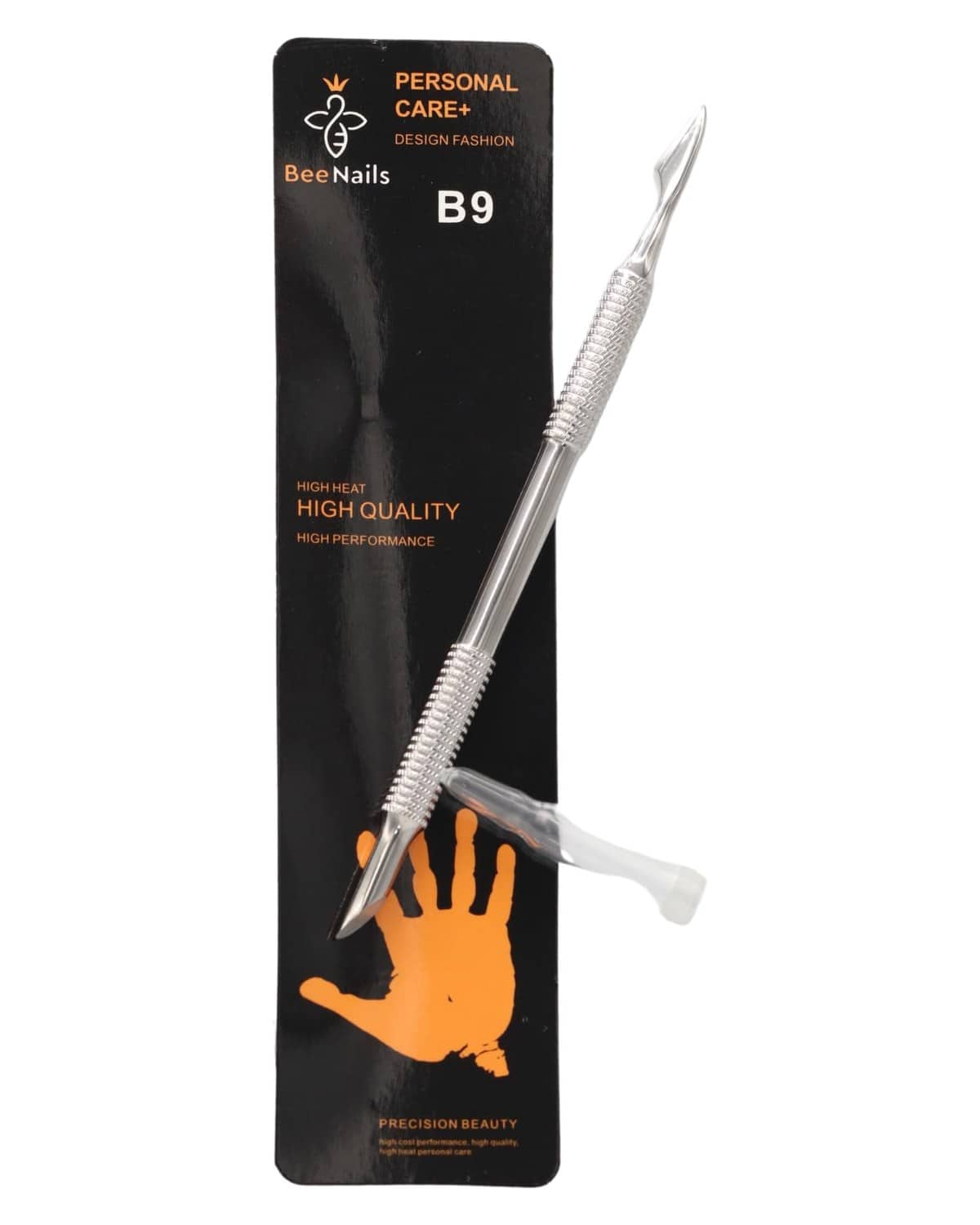 BeeNails Premium Stainless Steel Cuticle Nipper & Remover Kit for Flawless Manicures & Pedicures - Professional Clippers, Salon Grade Durable Tools for Fingernails and Toenails - | (B9)