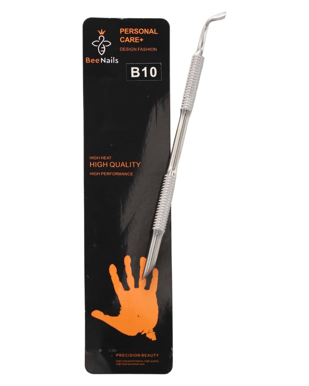BeeNails Premium Stainless Steel Cuticle Nipper & Remover Kit for Flawless Manicures & Pedicures - Professional Clippers, Salon Grade Durable Tools for Fingernails and Toenails - | (B10)