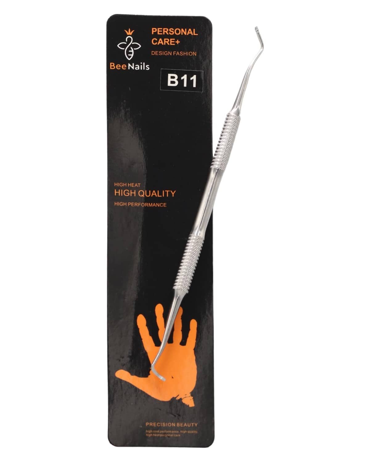 BeeNails Premium Stainless Steel Cuticle Nipper & Remover Kit for Flawless Manicures & Pedicures - Professional Clippers, Salon Grade Durable Tools for Fingernails and Toenails - | (B11)