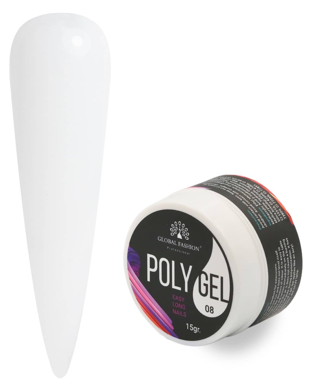 Polygel Nail Enhancement System - Strong, Durable, and Easy to Use - 15g | (08)