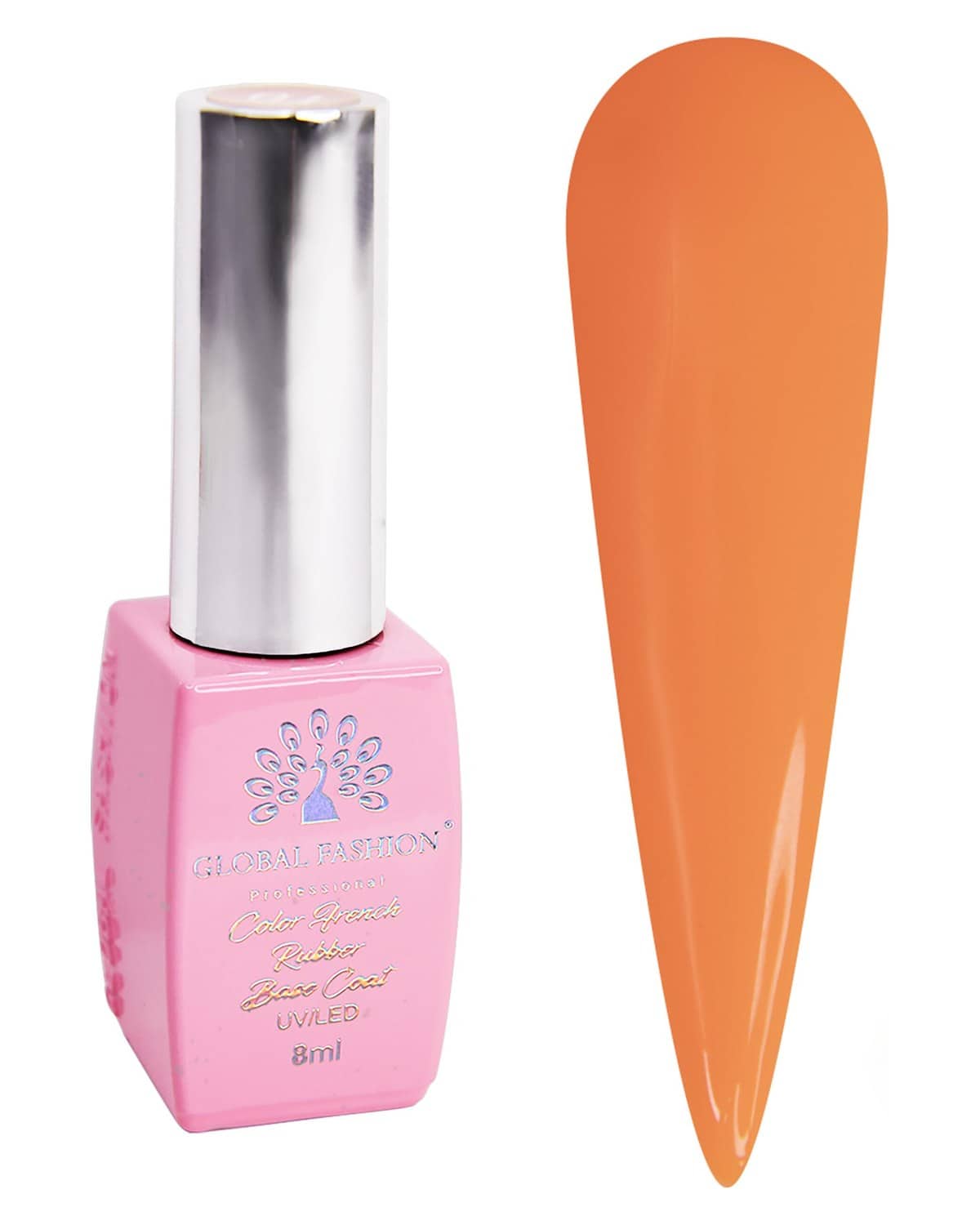 GLOBAL FASHION Neon Dream Nails! Neon Base Coat (8ml) - Vegan, Cruelty-Free, Chip-Resistant. Promotes Healthy Nails, Long-Lasting Gel Manicures | (11, 8 ml)