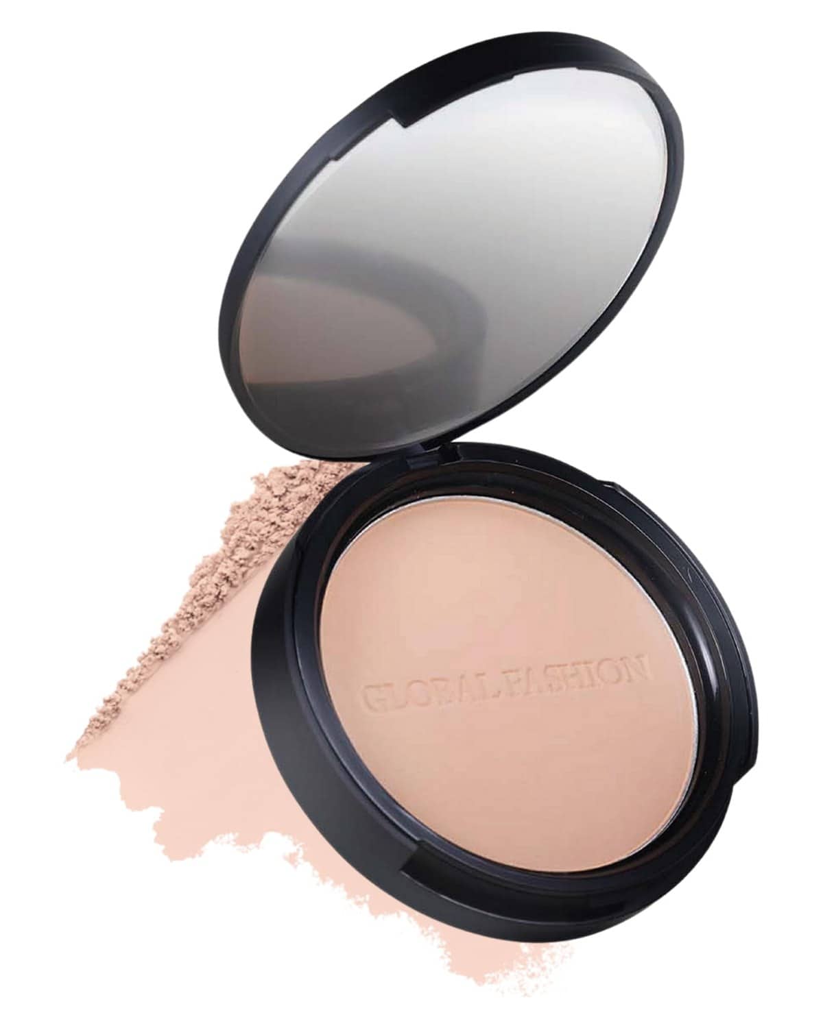 Global Fashion Waterproof Makeup Setting Powder - 8 Shades, 24-Hr Sweat-Proof, Oil-Control, Matte Finish, Compact with Mirror & Puff, Lightweight, Pore-Blurring Coverage (104 - Sof)