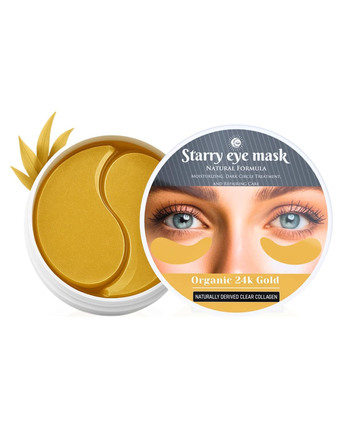Global Fashion Under Eye Patches 30 Pairs - Under Eye Masks for Dark Circles, Puffiness, Fine Lines & Wrinkles, Anti-Aging, Hydrating Collagen Treatment, Beauty & Personal Care (30 pairs, 24K Gold)