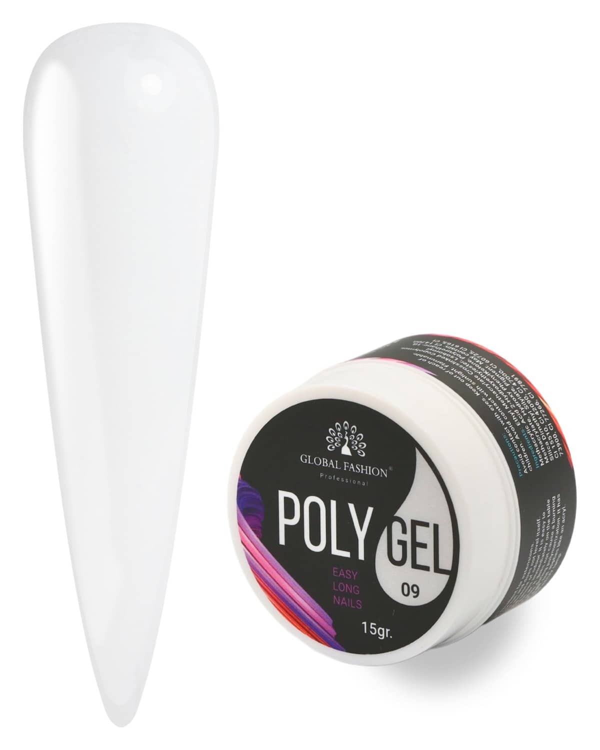 Polygel Nail Enhancement System - Strong, Durable, and Easy to Use - 15g | (09)