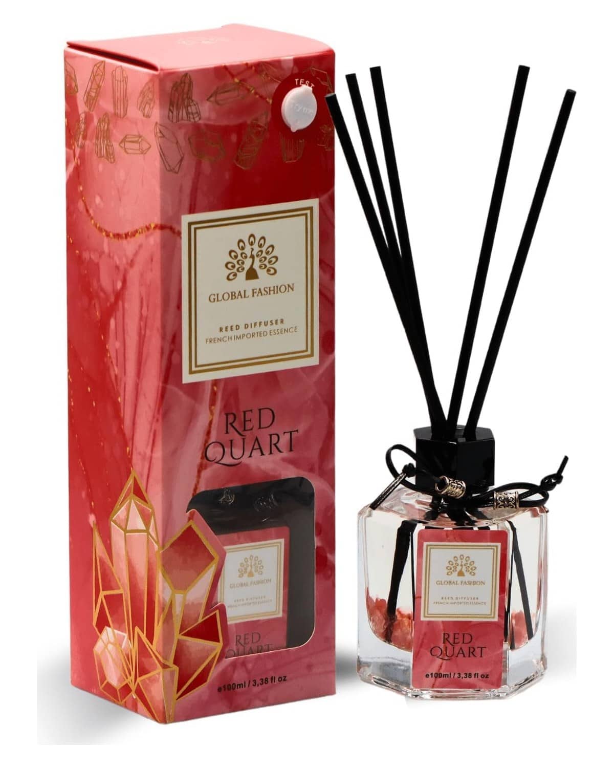 Global Fashion Diffuser 100ml (Pear, Mint, Green Bergamot, Rose, Jasmine Violet, Lily of the Valley, Patchouli, Vanilla, Musk, AmberPear, Mint, Green Bergamot, Rose, Jasmine Violet