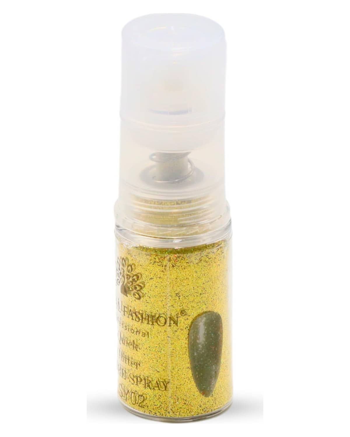 GLOBAL FASHION Professional Quick Glitter Ombre Nail Spray - Effortless Gradient Nails in Seconds (7.5g) by (Glitters LSY02)