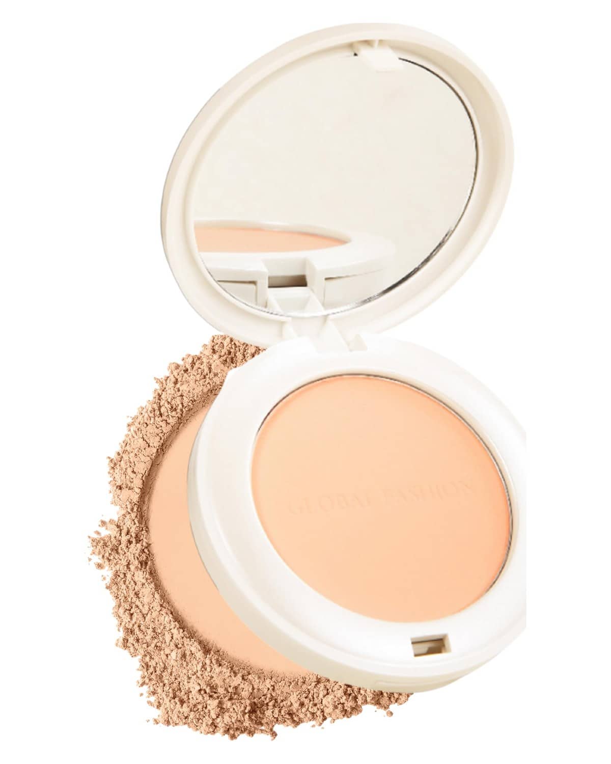 Global Fashion Compact Powder - 6 Buildable Coverage Shades, Micro Milled Velvet - Matte Pressed Powder, All-Day Oil Control & 24H Shine-Free, Non-Comedogenic, Mirror & Puff Touch