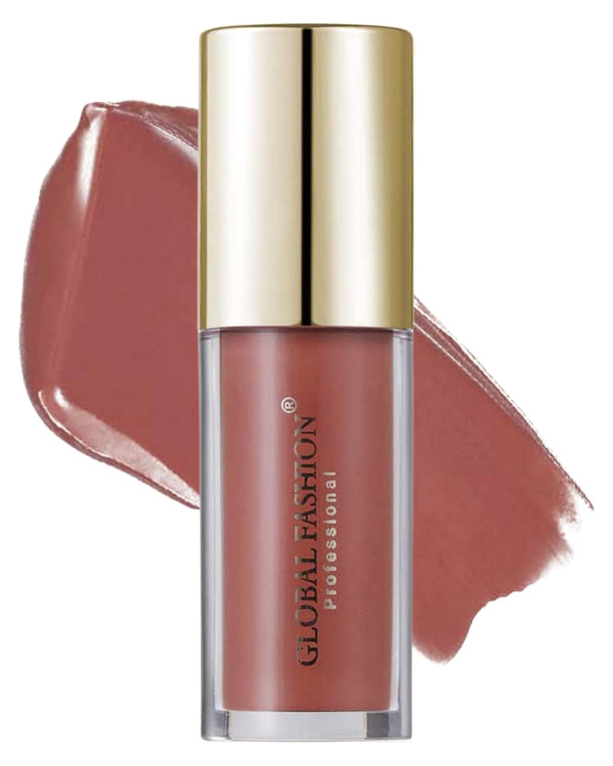 GLOBAL FASHION Velvet Lasting Matte Lip Gloss 4g - 24 Shades, Lightweight, Long-Lasting, Non-Sticky, High-Pigment, Hydrating with Jojoba Oil & Vitamin E for Smooth Wear (118 - Plum)
