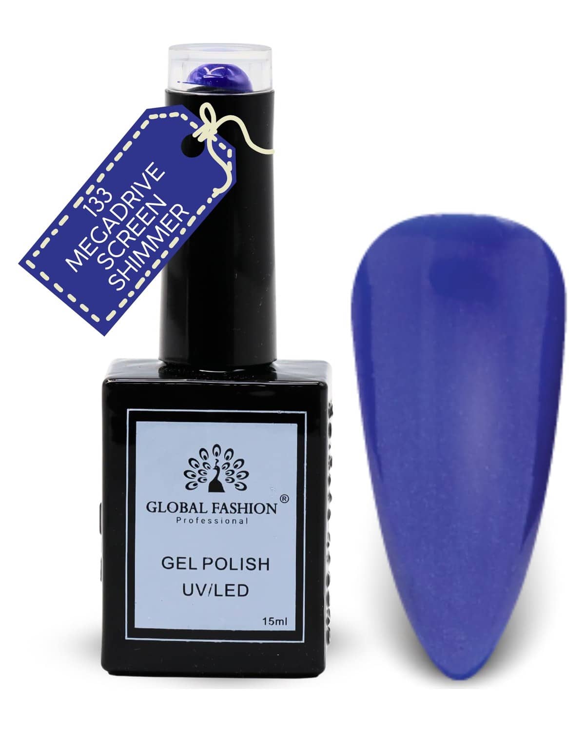 Black Elite Gel Polish - 15ml - 133