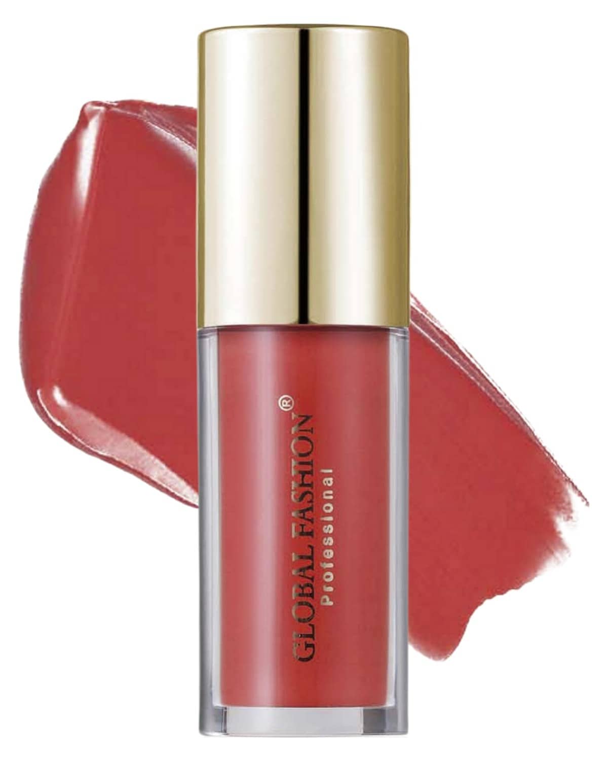 GLOBAL FASHION Velvet Lasting Matte Lip Gloss 4g - 24 Shades, Lightweight, Long-Lasting, Non-Sticky, High-Pigment, Hydrating with Jojoba Oil & Vitamin E for Smooth Wear (119 - Wate)