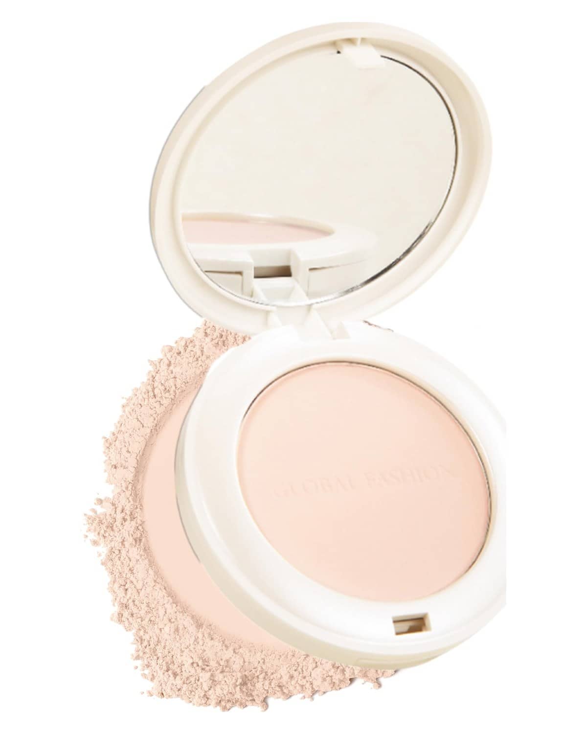 Global Fashion Compact Powder - 6 Buildable Coverage Shades, Micro Milled Velvet - Matte Pressed Powder, All-Day Oil Control & 24H Shine-Free, Non-Comedogenic, Mirror & Puff Touch