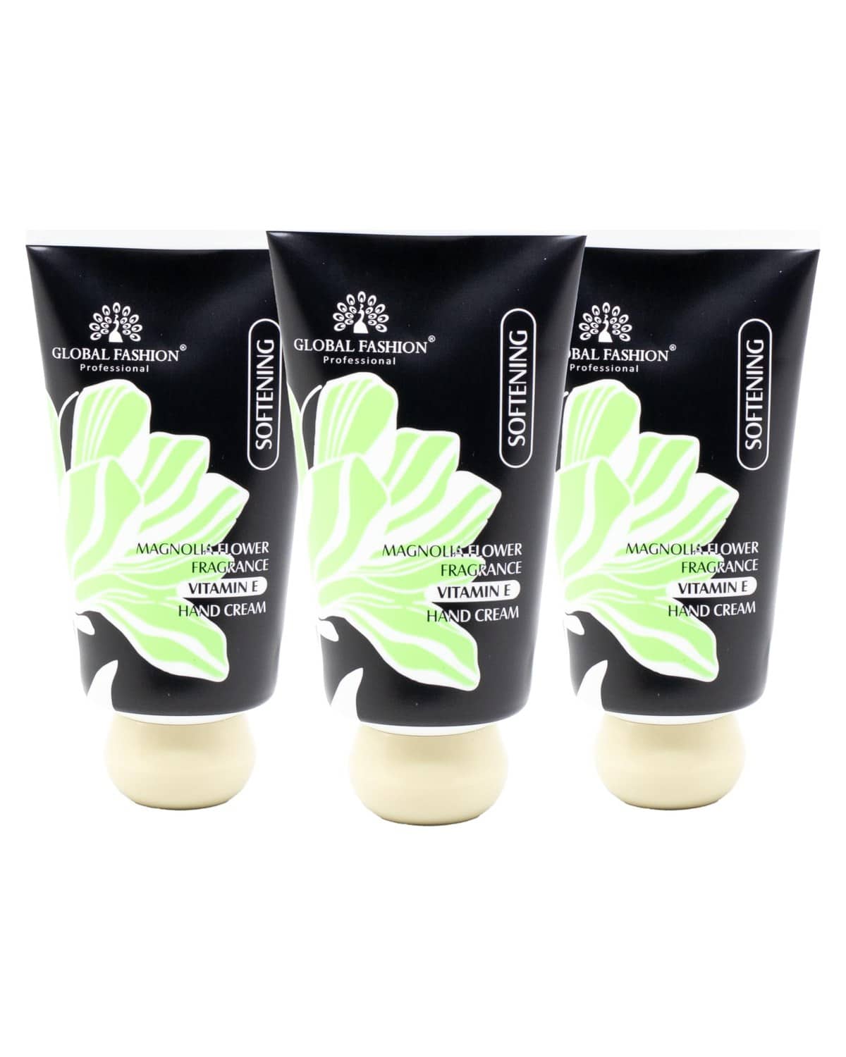 Vitamin E Hand Cream Set, 48H Deep Moisture & Fast Absorbing, Trio Fragrances (Cherry Blossom, Gardenia, Magnolia), Non-Greasy Formula for Soft Hands, 30g Travel Size (Magnolia Flo)