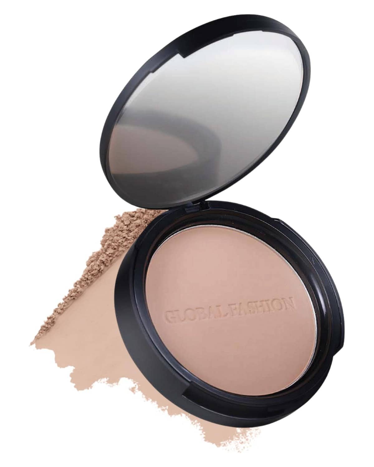 Global Fashion Waterproof Makeup Setting Powder - 8 Shades, 24-Hr Sweat-Proof, Oil-Control, Matte Finish, Compact with Mirror & Puff, Lightweight, Pore-Blurring Coverage (105 - Ros)