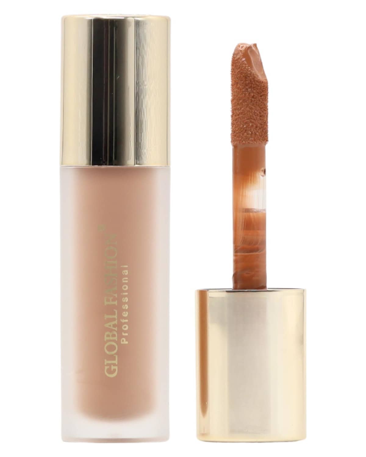 Global Fashion Stereo Sculpt Liquid Contour 5.2 g - Waterproof, Buildable Matte Contour Stick with Flat‑Paddle Sponge Tip – Multi‑Use Bronzer for Cheeks, Nose & Eyes - 24‑Hr Wear
