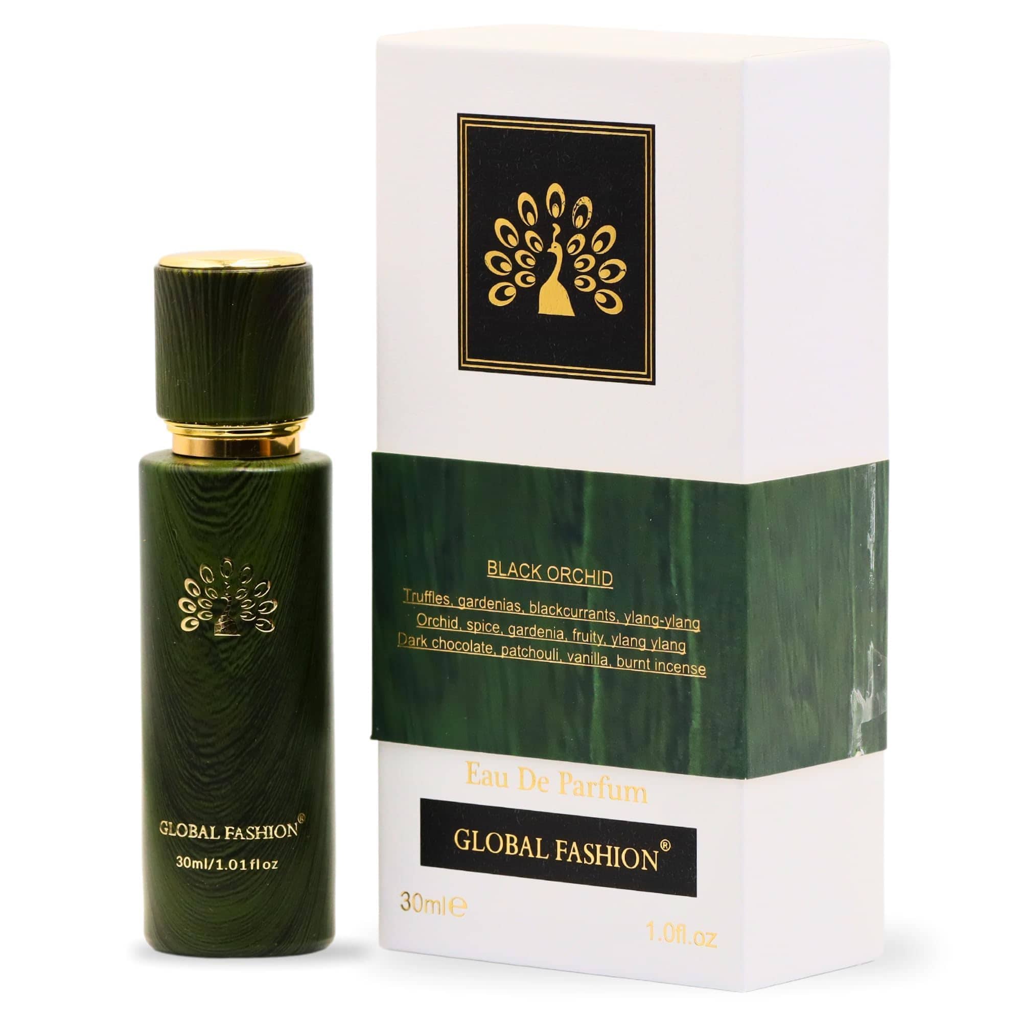 Global Fashion Black Orchid Eau de Parfum – Luxury Women's Perfume with Truffle, Blackcurrant, Ylang-Ylang, Vanilla & Patchouli, Long-Lasting Oriental Floral Fragrance, Gift for He