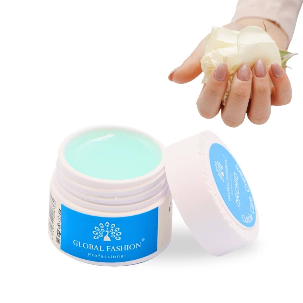 GLOBAL FASHION Professional Nourishing Cuticle Cream with Orchid 5g - Strengthens Dry, Brittle Nails & Softens Cuticles - by | (Orchid 5g)
