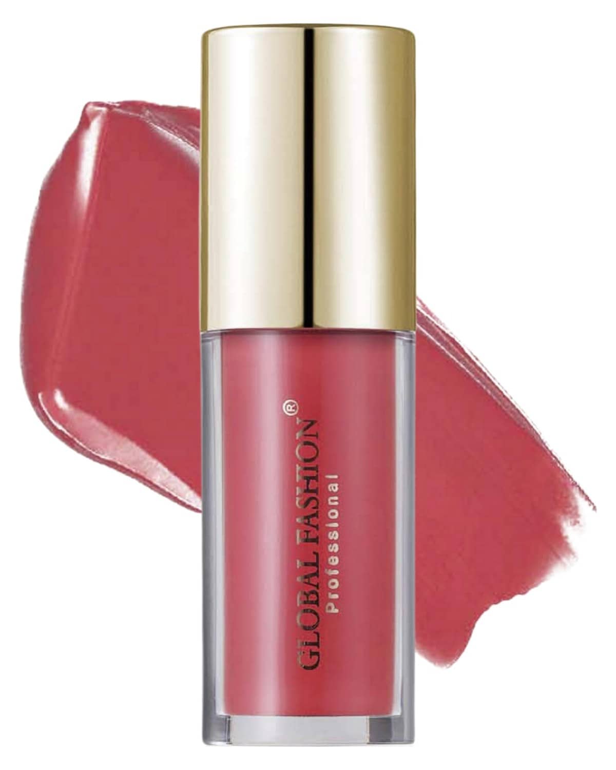 GLOBAL FASHION Velvet Lasting Matte Lip Gloss 4g - 24 Shades, Lightweight, Long-Lasting, Non-Sticky, High-Pigment, Hydrating with Jojoba Oil & Vitamin E for Smooth Wear (123 - Bitt)