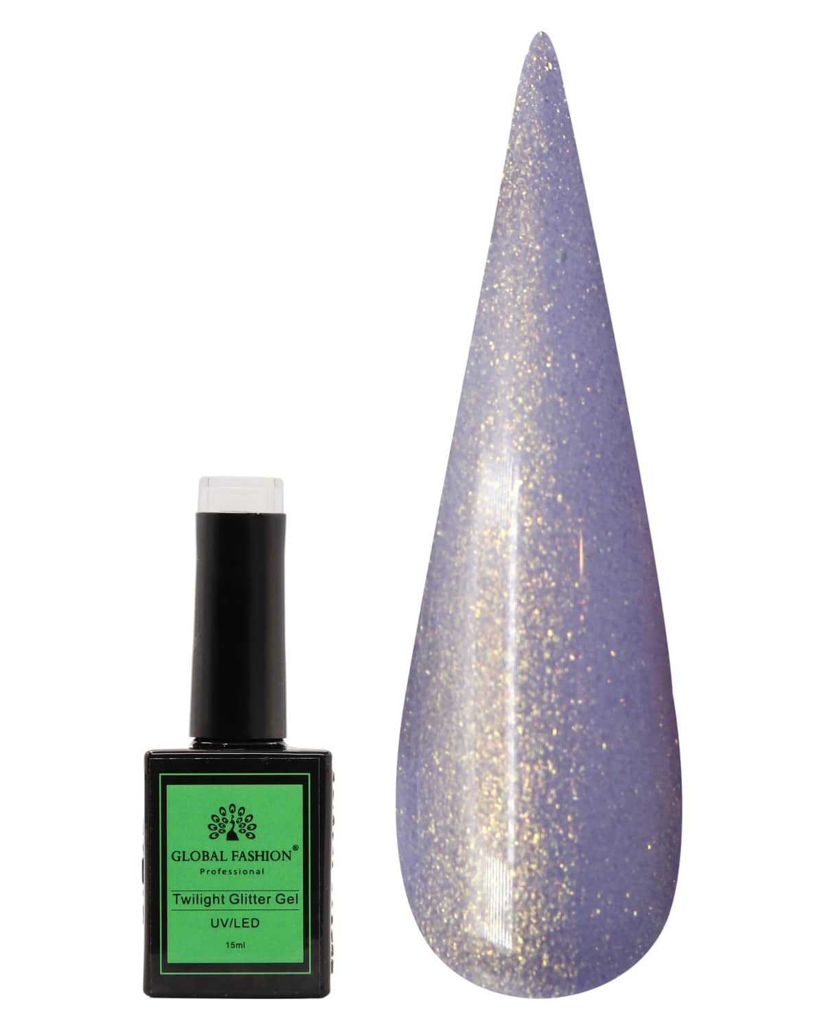 Twilight Gel Nail Polish 15ml by Global Fashion – Long-Lasting, Color Changing, Professional Nail Art, UV/LED Soak-Off Gel, Easy Application, Salon-Grade Manicure | (202, 15ml)