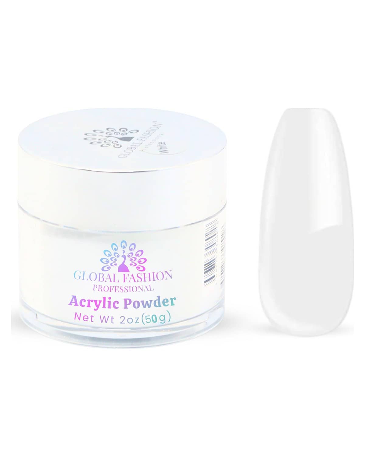 Acrylic Powder - Clear Finish, Strong Adhesion, Bubble-Free, Non-Yellowing, For Nail Extensions, Overlays, 3D & French Nails, Low-Odor, Fast-Setting, Professional Salon-Quality Formula (Clear, 50g)