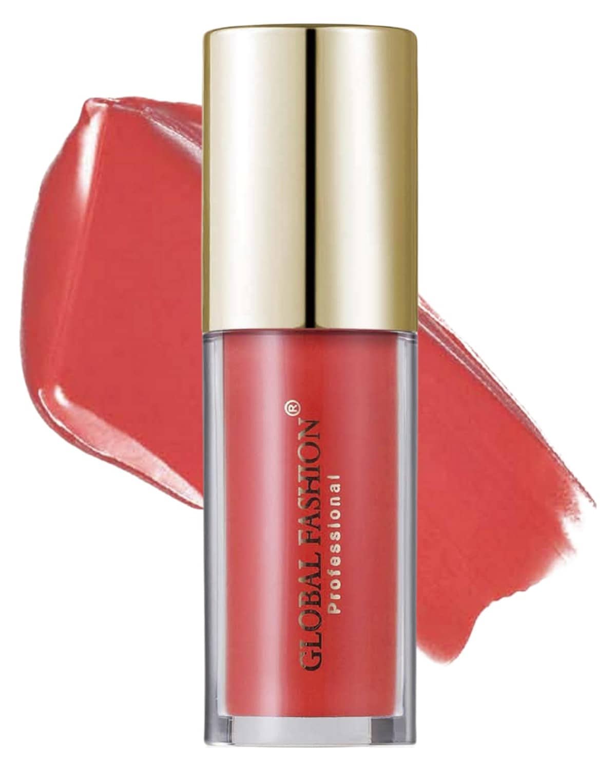 GLOBAL FASHION Velvet Lasting Matte Lip Gloss 4g - 24 Shades, Lightweight, Long-Lasting, Non-Sticky, High-Pigment, Hydrating with Jojoba Oil & Vitamin E for Smooth Wear (109 - Fier)
